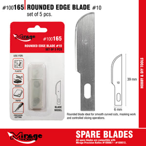 Mirage 100165 Rounded Edge Blade (5 pcs) – Bild 2
