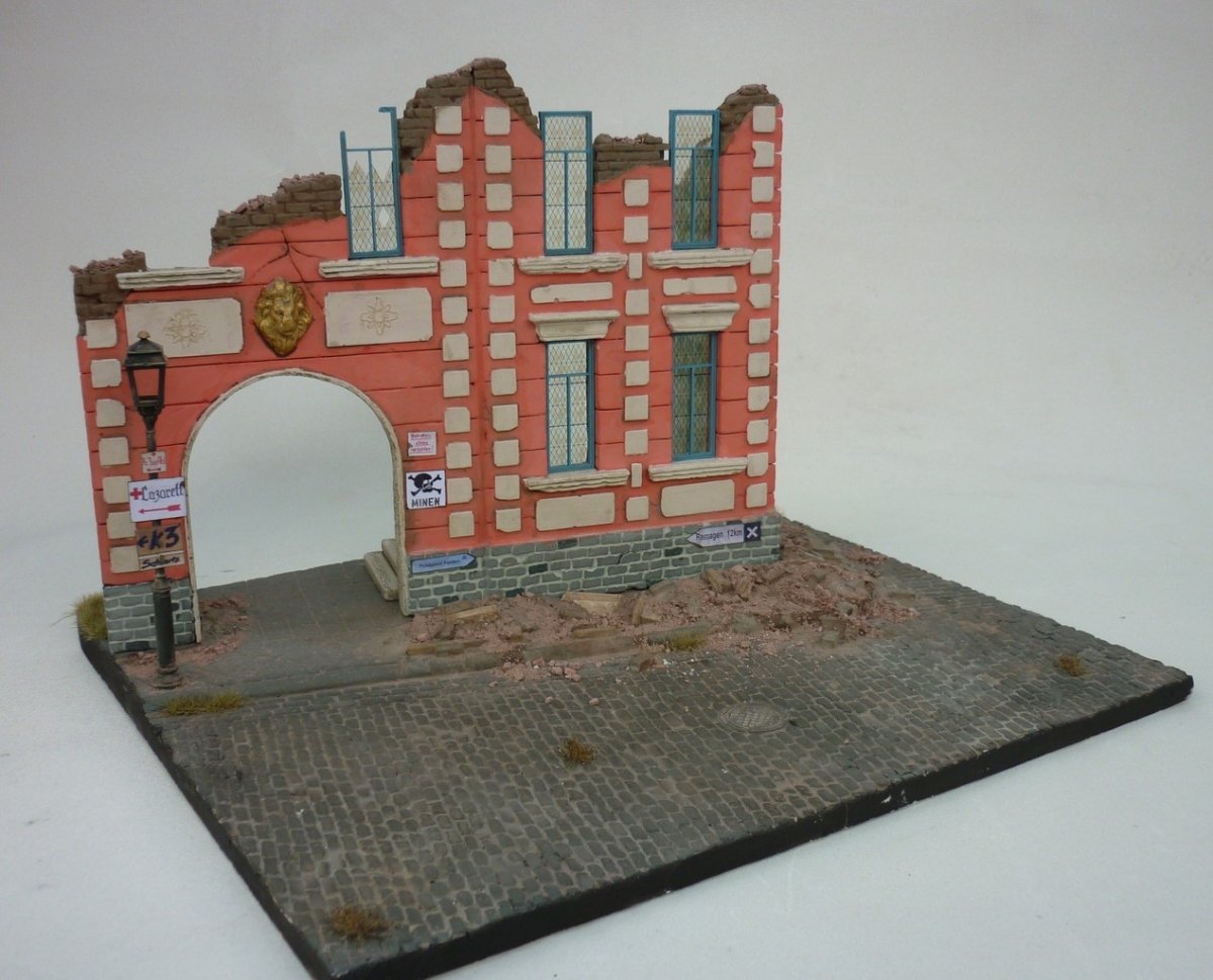 RT-Diorama 35222 Diorama-Base: &amp;quot;Bombed out Street&amp;quot; 1/35 – zdjęcie 4
