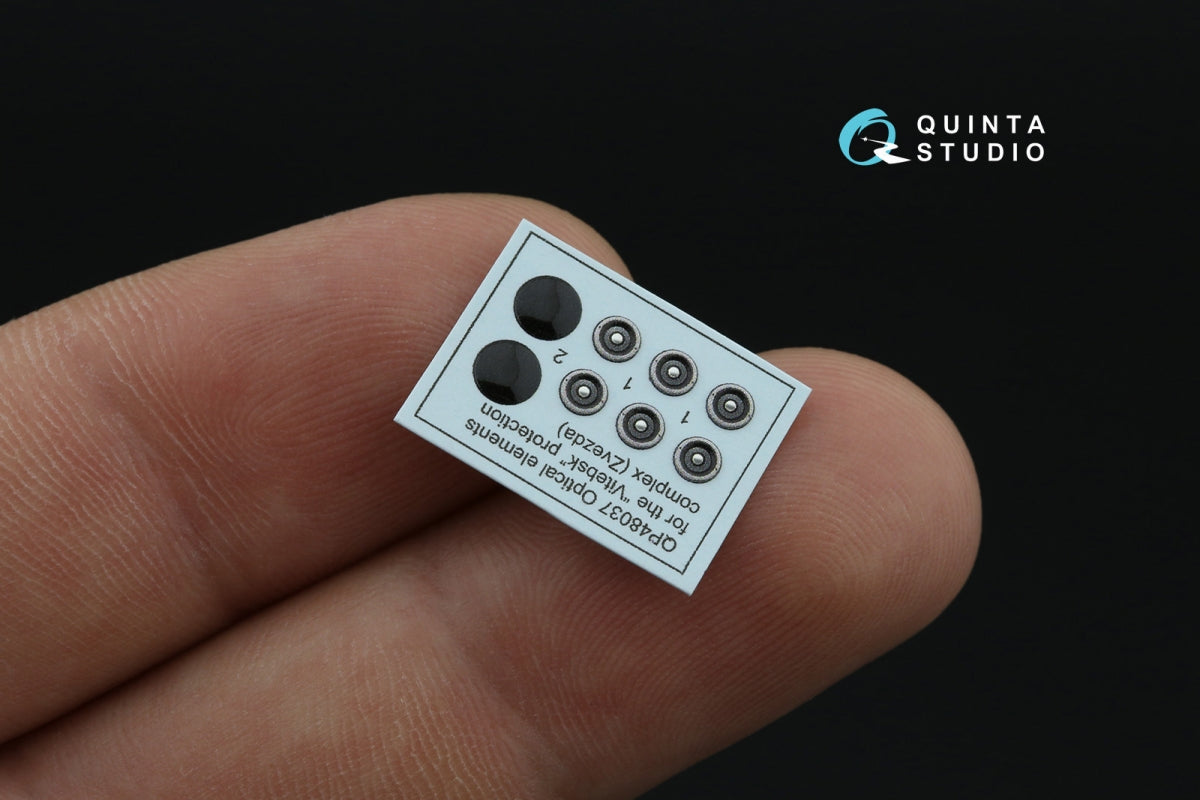 Quinta Studio QP48037 Ka-52 Optical elements for the Vitebsk protection complex (Zvezda) 1/48 – Bild 4