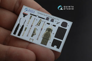 Quinta Studio QD48203 Su-27 3D-Printed &amp;amp; coloured Interior on decal paper ( Hobby Boss ) 1/48 – imagen 11
