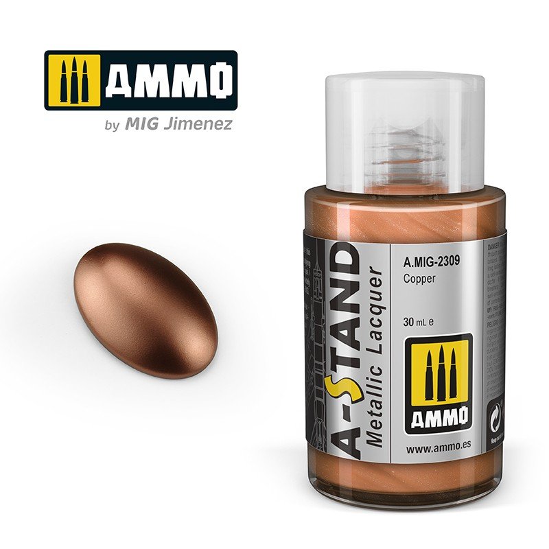 Munitions pour Mig 2309 A-STAND Cuivre 30 ml