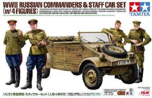Tamiya 25153 WWII Russian Commanders &amp;amp; Staff Car Set (1/35)