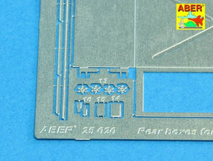Aber 25020 Rear boxes for (Sd.Kfz. 171) Panther Ausf.A 1/25 – immagine 6