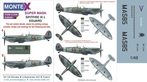 Montex K48305 SPITFIRE IX 1/48