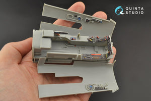Quinta Studio QD32103 He 219 3D-Printed &amp;amp; coloured Interior on decal paper ( ZM SWS ) 1/32 – immagine 7