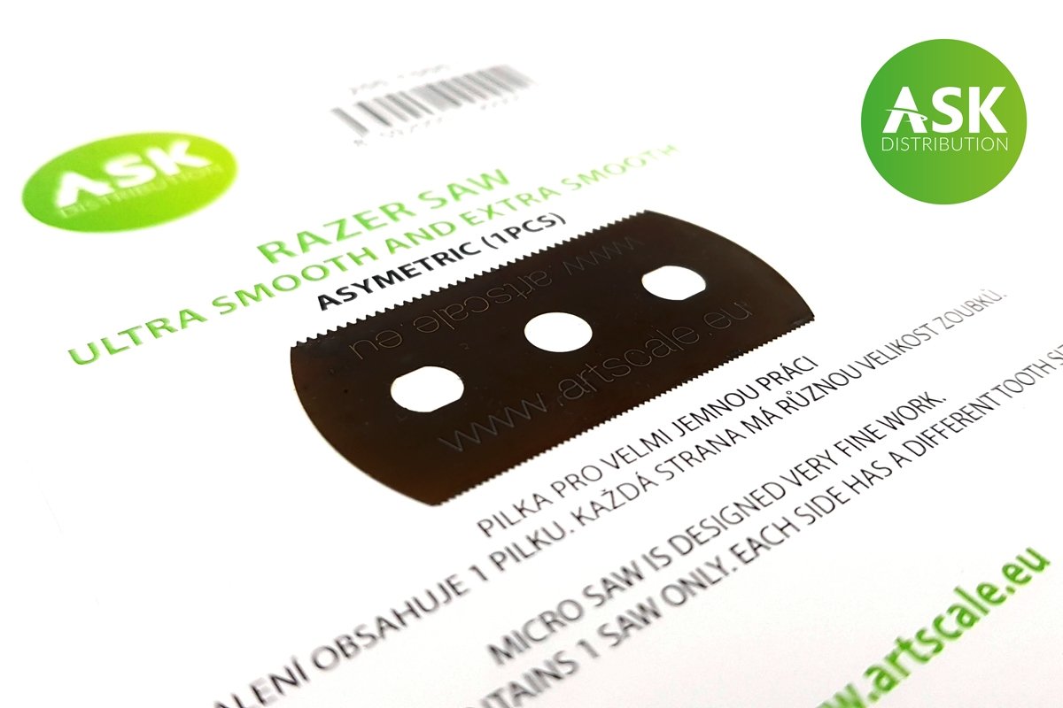 Scie à rasoir ASK T0001 : ultra et extra lisse asymétrique (1 pièce) 70/43 dents