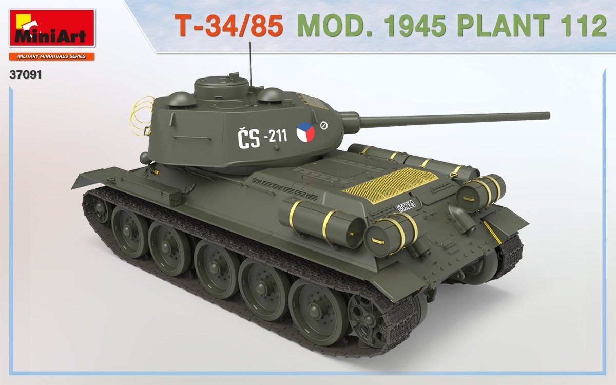 MiniArt 37091 T-34/85 Mod. 1945. Plant 112 1/35 – immagine 2