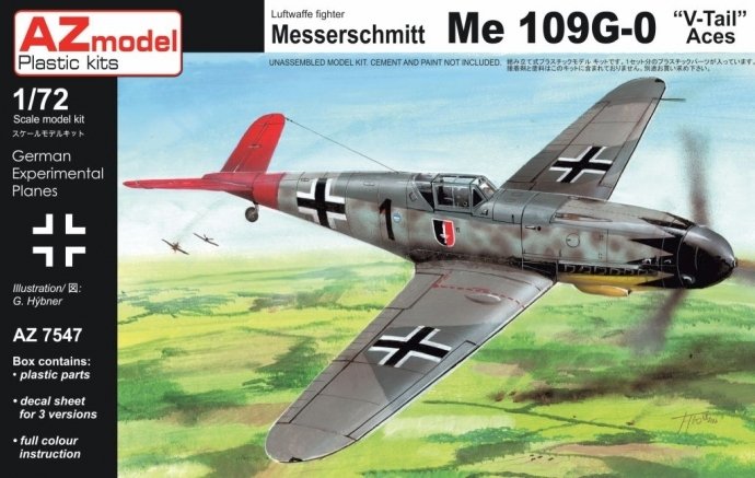 AZ Model AZ7547 MESSERSCHMITT BF 109G-0 ACES (1/72)