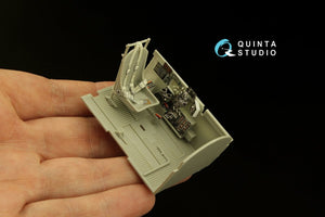 Quinta Studio QD32148 P-47D Thunderbolt Bubbletop Early 3D-Printed &amp;amp; colored Interior on decal paper (Trumpeter) 1/32 – image 6