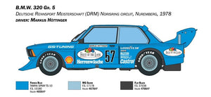 Italeri 3626 B.M.W. 320 Group 5 1/24 – Bild 7