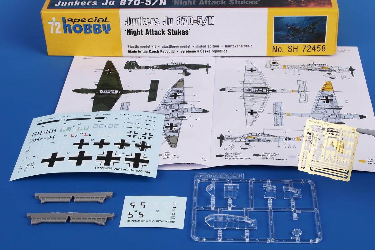 Special Hobby 72458 Junkers Ju 87D-5/N « Stukas d&amp;#39;attaque nocturne » 1/72 – image 3