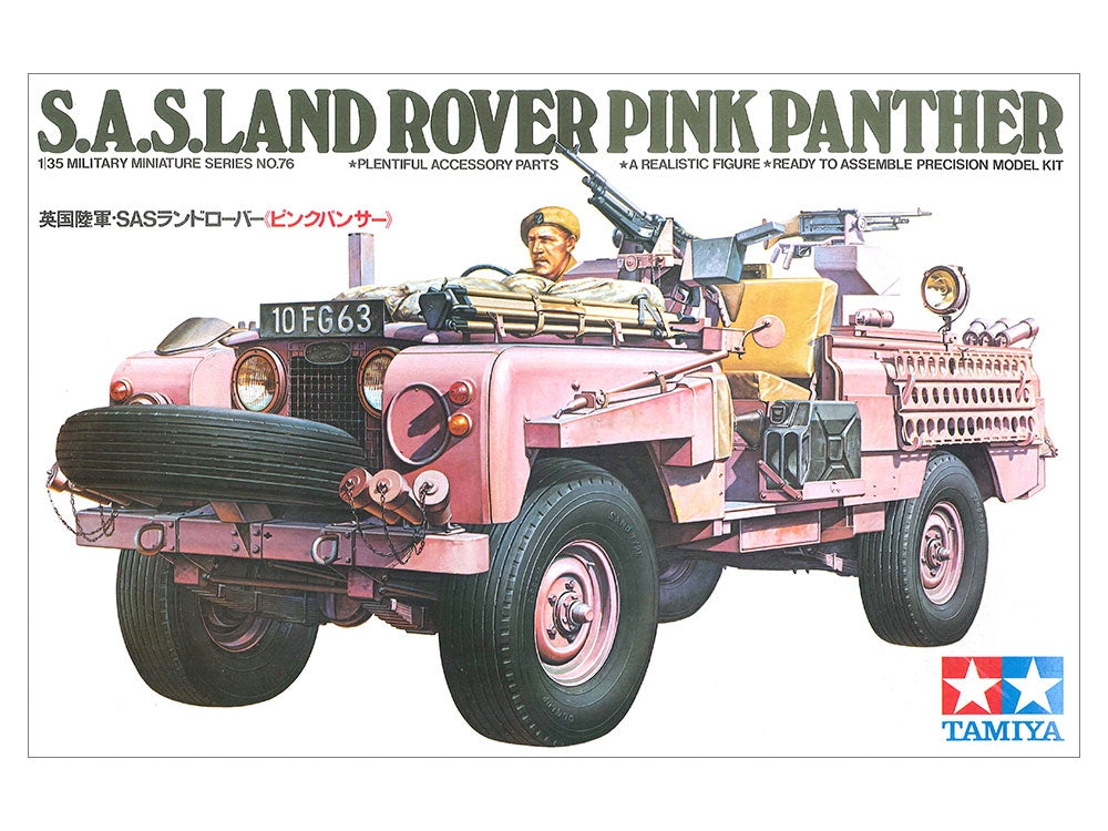 Tamiya 35076 British SAS Pink Panther Land Rover 1/35 – immagine 2