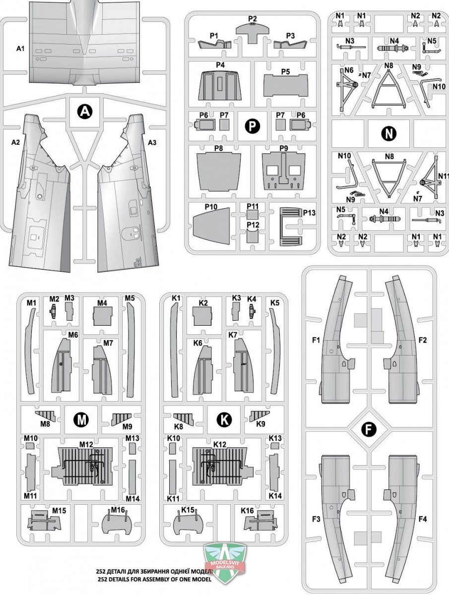 Modelsvit 72039 Beriev Be-14 All-weather SAR flying boat 1/72 – immagine 2