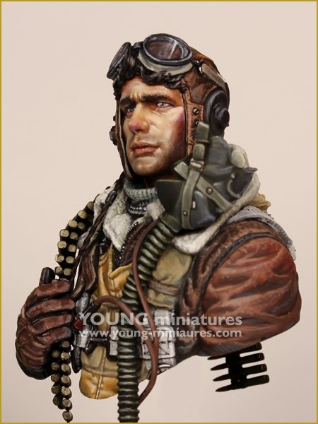 Young Miniatures YM1894 B-24 GUNNER USAAF WWII 1/10 – imagen 10