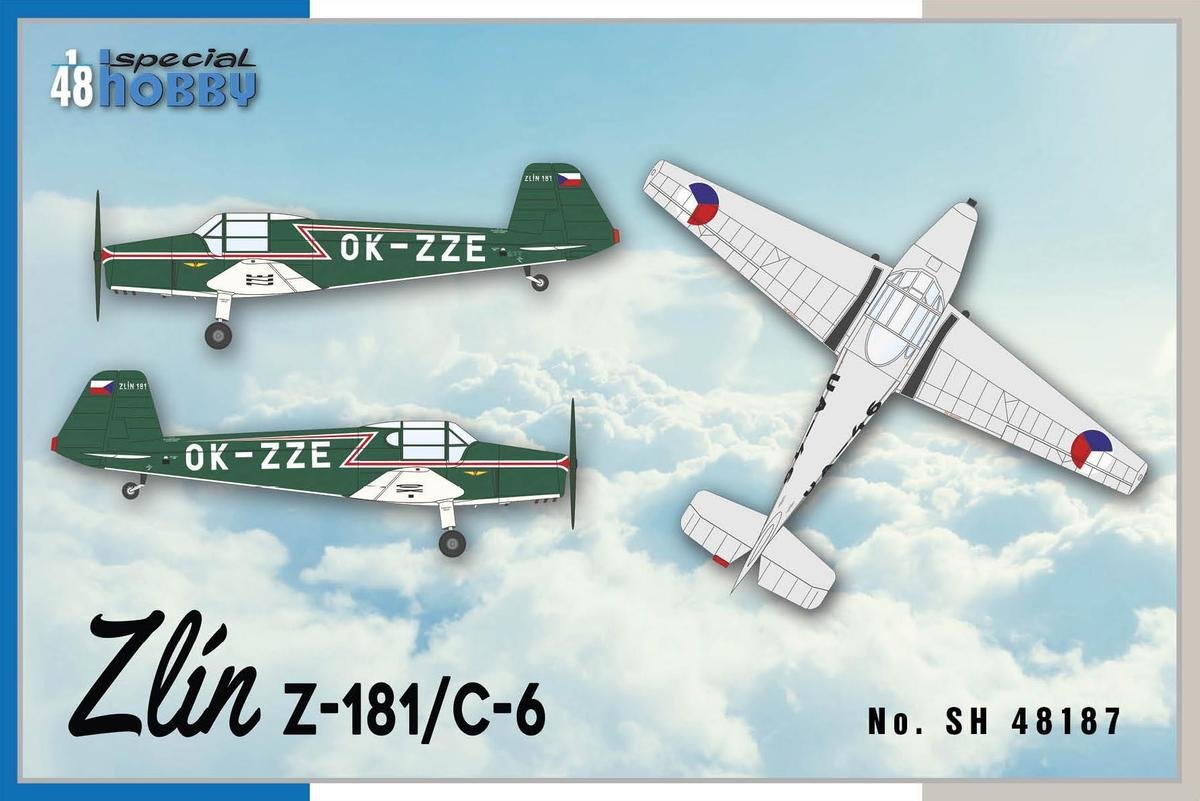 Special Hobby 48187 Zlin Z-181 / C-6 1/48