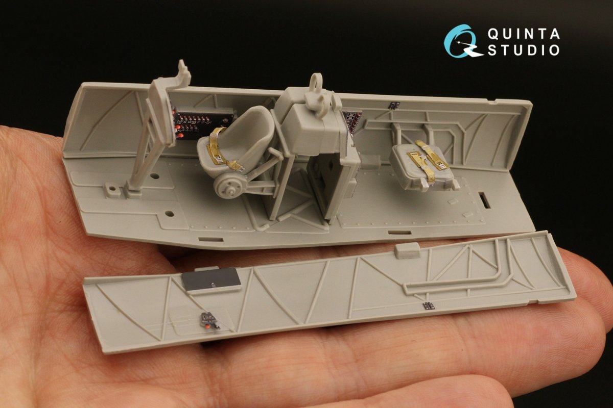 Quinta Studio QD48289 Ar 196A-3 3D-Printed &amp;amp; colored Interior on decal paper (Italeri) 1/48 – image 7