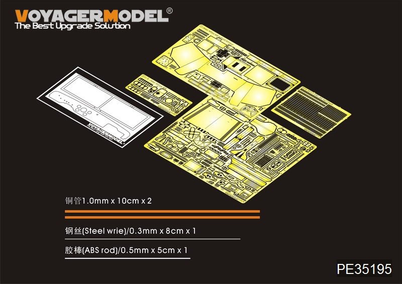 Maquette Voyager PE35195 Jeep Willys MB américaine de la Seconde Guerre mondiale avec blindage additionnel pour TAMIYA 35219 1/35