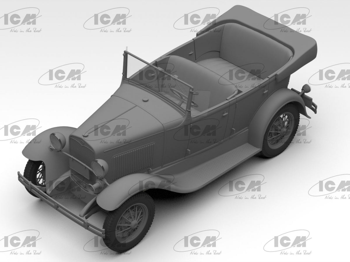 ICM 24051 Model A Standard Phaeton (1930s) American Passenger Car 1/24 – immagine 10