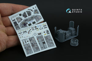Quinta Studio QDS+32232 Tornado ECR Italian 3D-Printed &amp;amp; coloured Interior on decal paper (Italeri) (Small version) (with 3D-printed resin parts) 1/32 – imagen 3