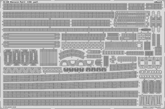 Eduard BIG5357 Bismarck for Trumpeter 1/350 – zdjęcie 3