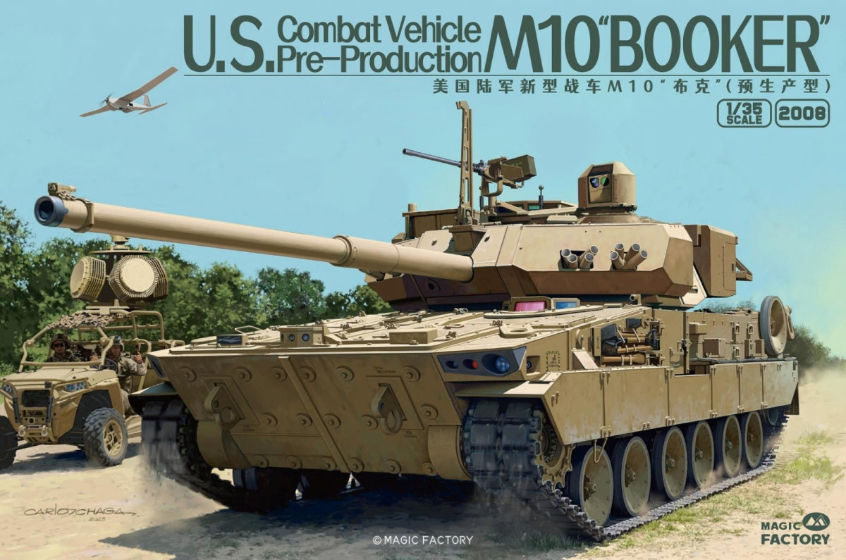 Magic Factory 2008 Véhicule de combat américain M10 « Booker » 1/35