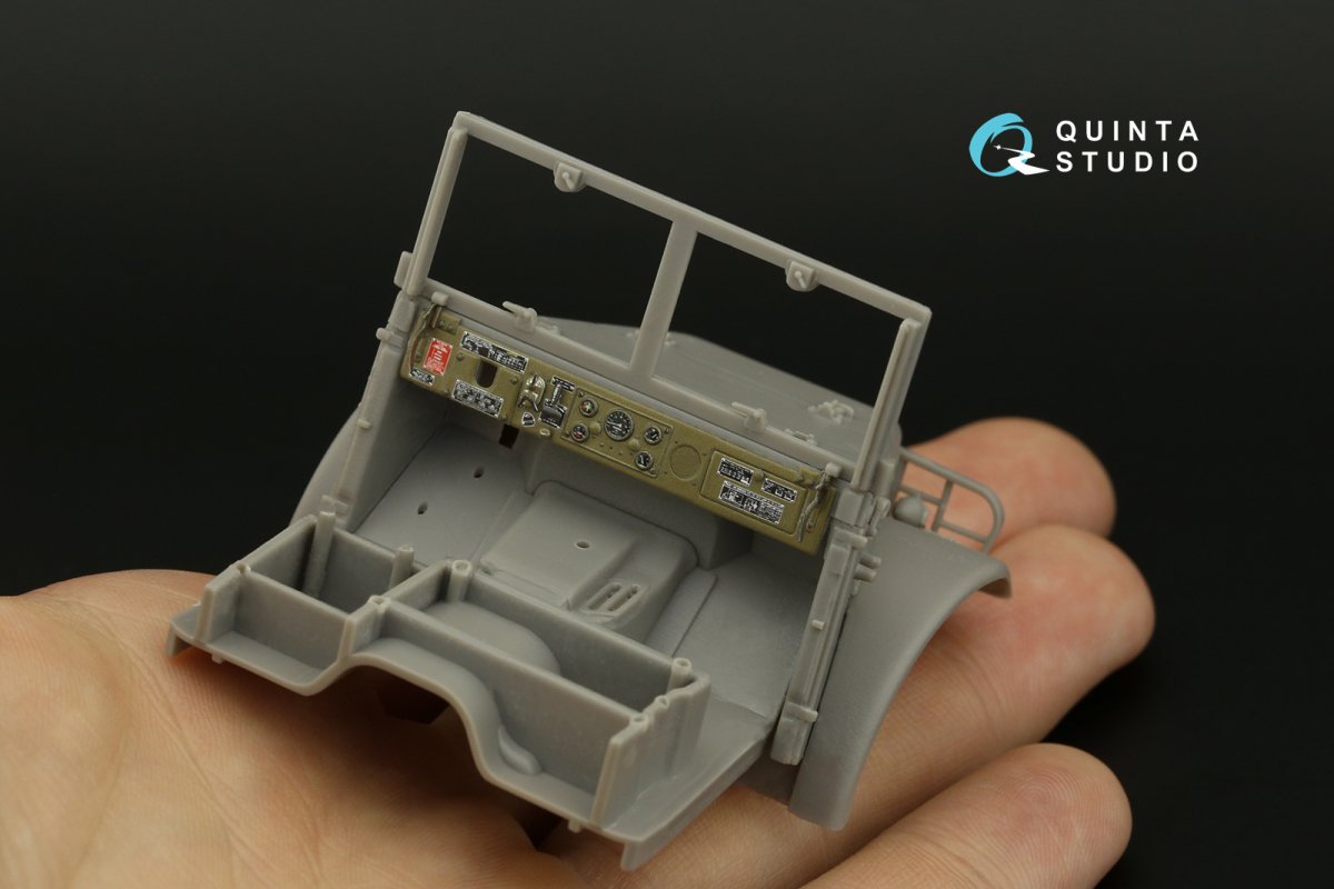 Quinta Studio QD35061 Dodge M37 3D-Printed &amp;amp; coloured Interior on decal paper (Roden) 1/35 – Bild 10