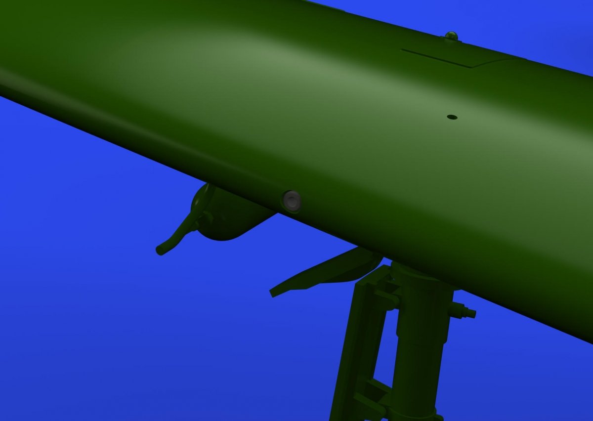 Eduard 648847 A6M2-N Rufe cannon barrels &amp;amp; cockpit guns PRINT EDUARD 1/48 – immagine 3