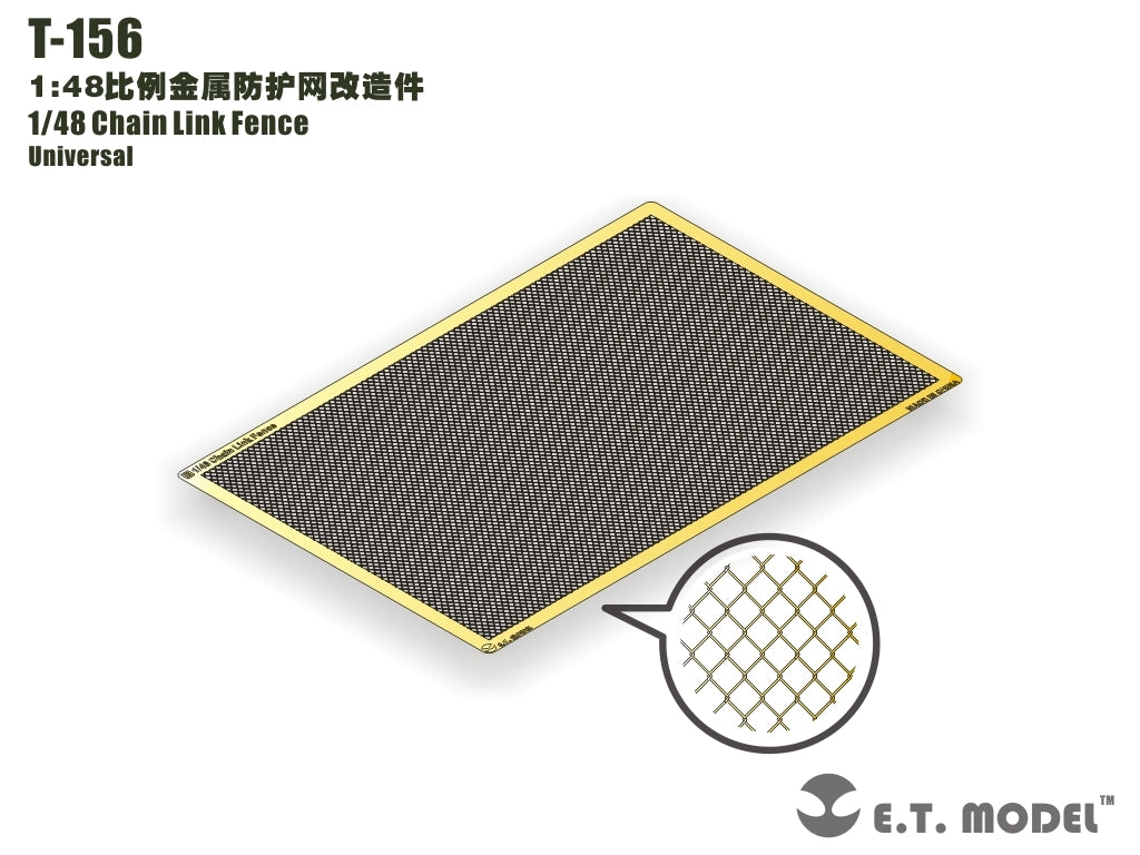 ET Model T-156 1/48 Chain Link Fence