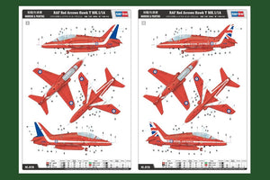 Hobby Boss 81738 RAF Red Arrows Hawk T MK.1/1A 1/48 – immagine 2