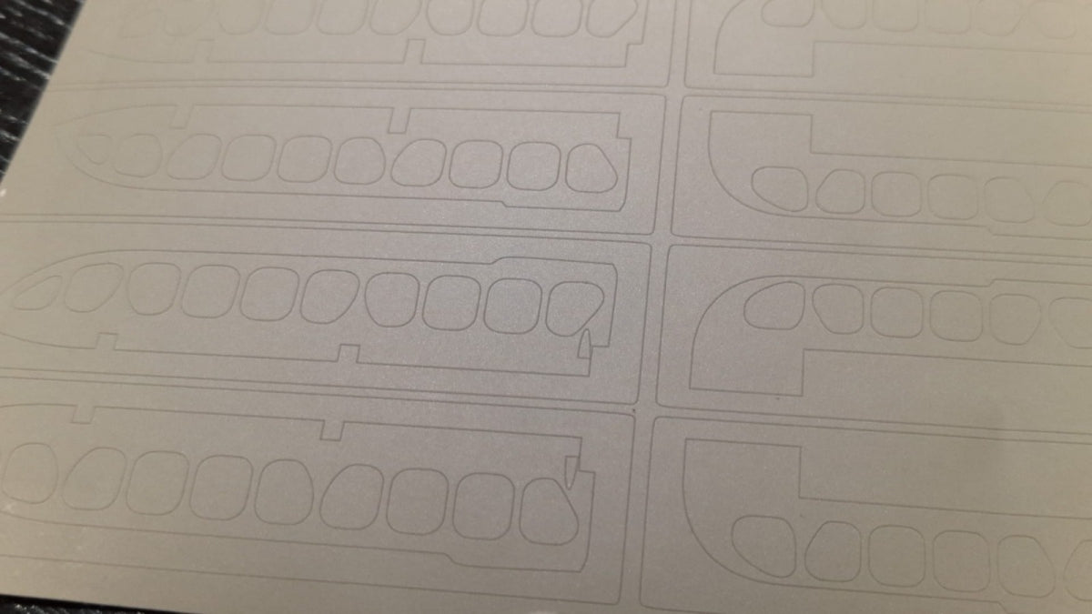 Omask 64009 Bf Fw 190 A2/3/4 masks for control surfaces (for Eduard) 1/48 – imagen 2