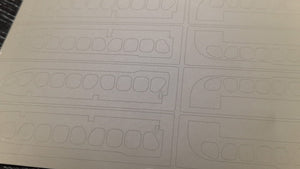 Omask 64009 Bf Fw 190 A2/3/4 masks for control surfaces (for Eduard) 1/48 – imagen 2