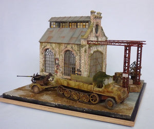 RT-Diorama 35292 Diorama-Base: &amp;quot;Railroad Shed&amp;quot; 1/35 – immagine 15