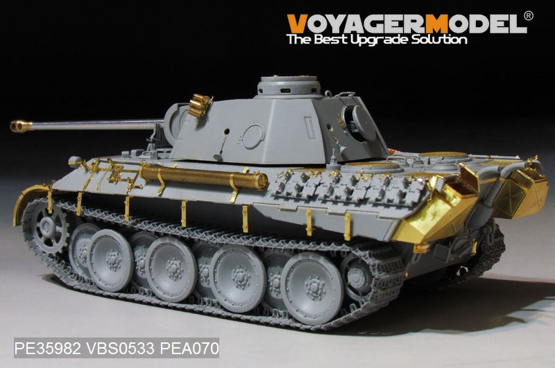 Voyager Model PE35982 WWII German Panther D Tank Early version Basic For TAKOM 2103 1/35 – immagine 2