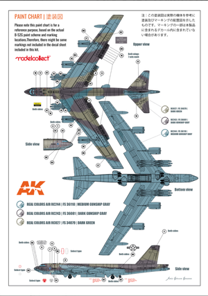 Modelcollect UA72212 USAF B-52 Stratofortress strategic Bomber new version 1/72 – immagine 4