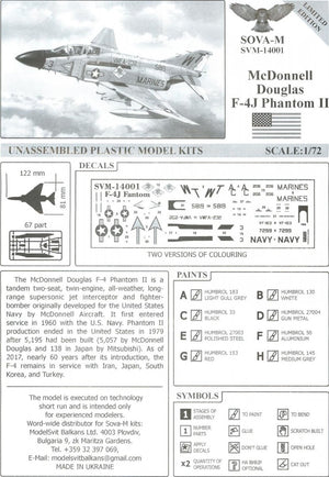 Sova 14001 F4J Phantom II 1/144 – immagine 2