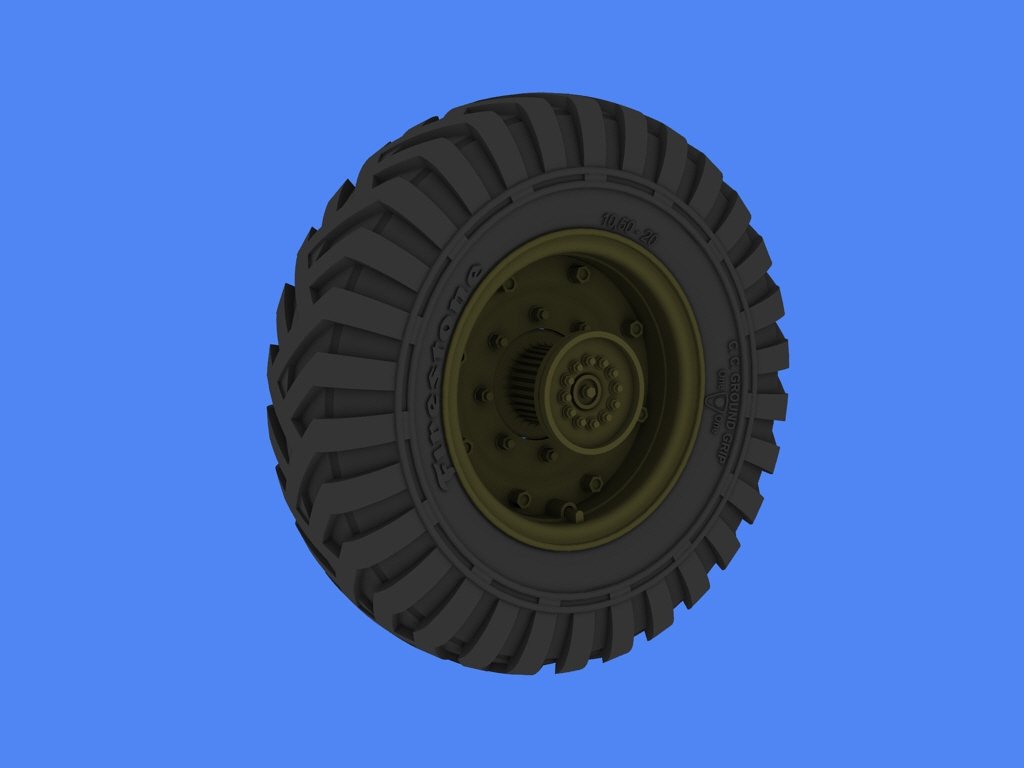 Panzer Art RE35-261 Bedford QLC road wheels (Firestone) 1/35 – image 2