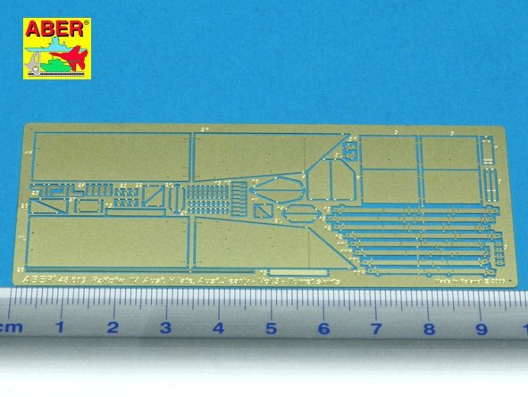 Aber 48019 German medium tank Pz.Kpfw. IV, Ausf.H, J early - vol. 3 - additional set - turret skirts 1/48 – zdjęcie 2