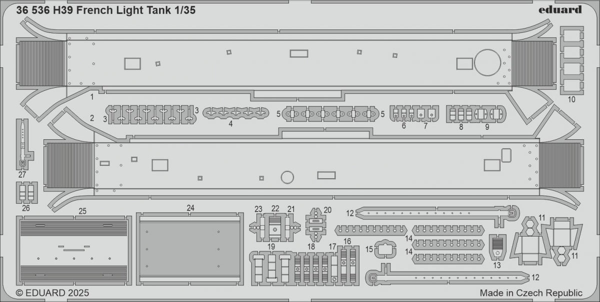 Eduard 36536 H39 French Light Tank TAMIYA 1/35