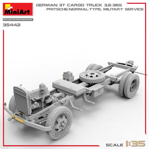 Miniart 35442 GERMAN 3T CARGO TRUCK 3,6-36S. PRITSCHE-NORMAL-TYPE. MILITARY SERVICE 1/35 – Bild 7