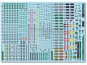 Tamiya 12625 1/16 1/35 WWII German Insignia decal sheet Tamiya (1/16 1/35)