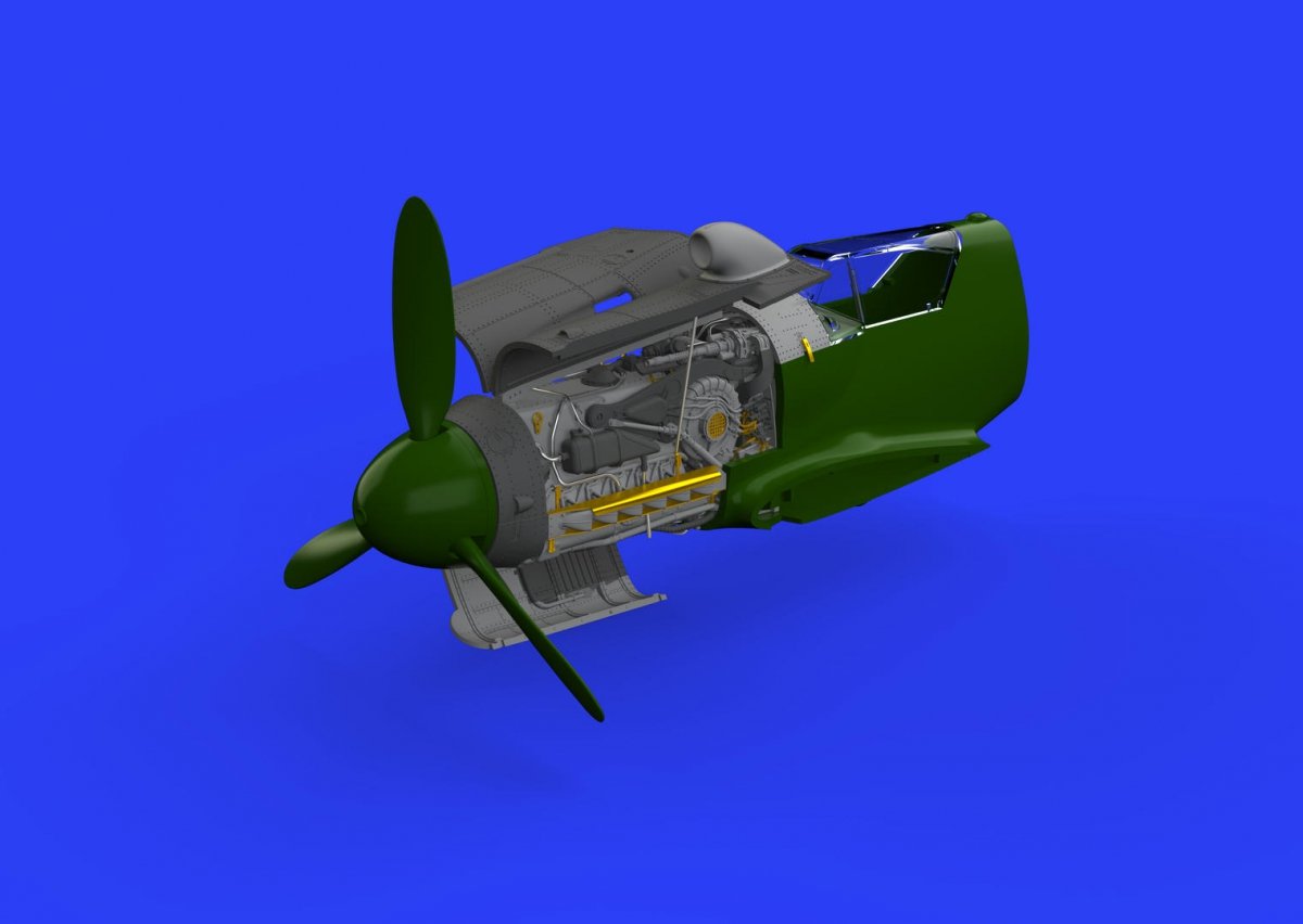 Moteur Bf 109G-10 Eduard 648441 au 1/48 EDUARD 