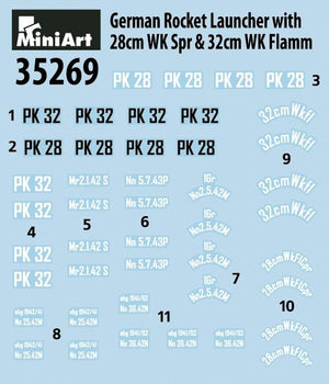 MiniArt 35269 LANCE-ROQUETTES ALLEMAND avec 28cm WK Spr et 32cm WK Flamm (1/35)  – image 5