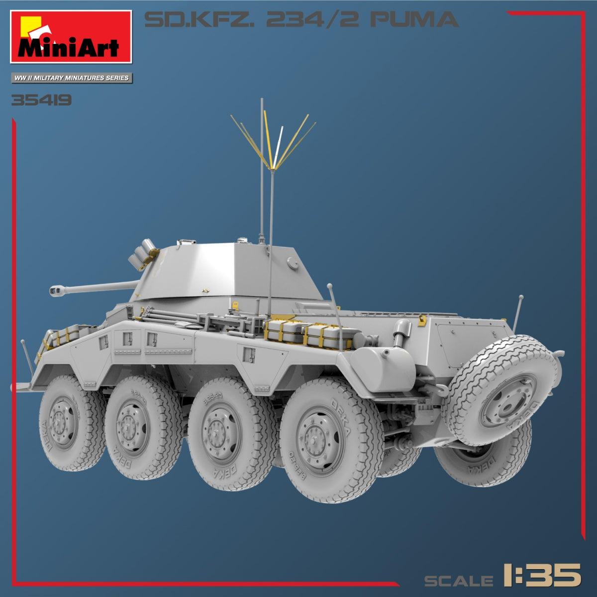 MiniArt 35419 SD.KFZ.234/2 PUMA 1/35 – zdjęcie 13