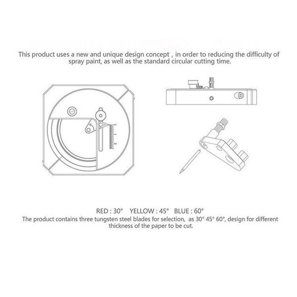 DSPIAE MT-C STEPLESS ADJUSTMENT CICRULAR CUTTER – image 2