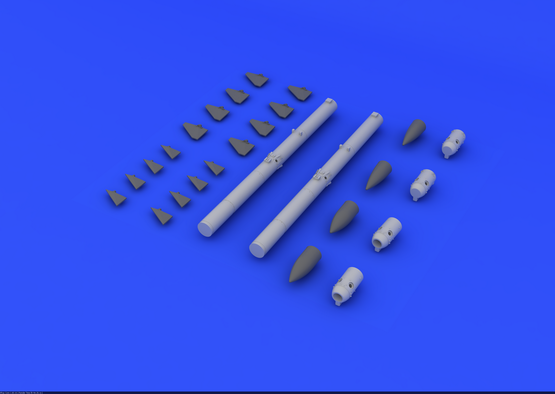 Eduard 648084 AIM-120A/ B AMRAAM (2pcs) 1/48 – image 3