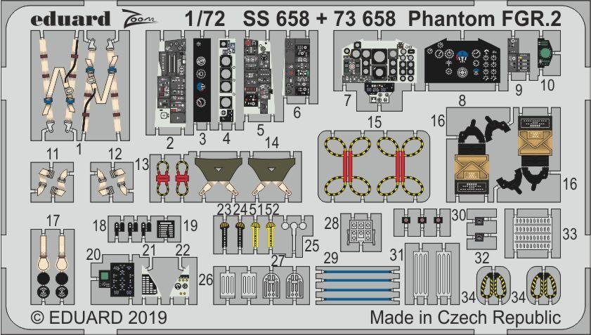 Eduard SS658 Phantom FGR.2 1/72 AIRFIX