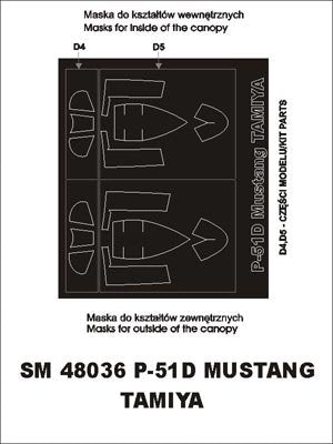 Montex SM48036 P-51 D Mustang TAMIYA