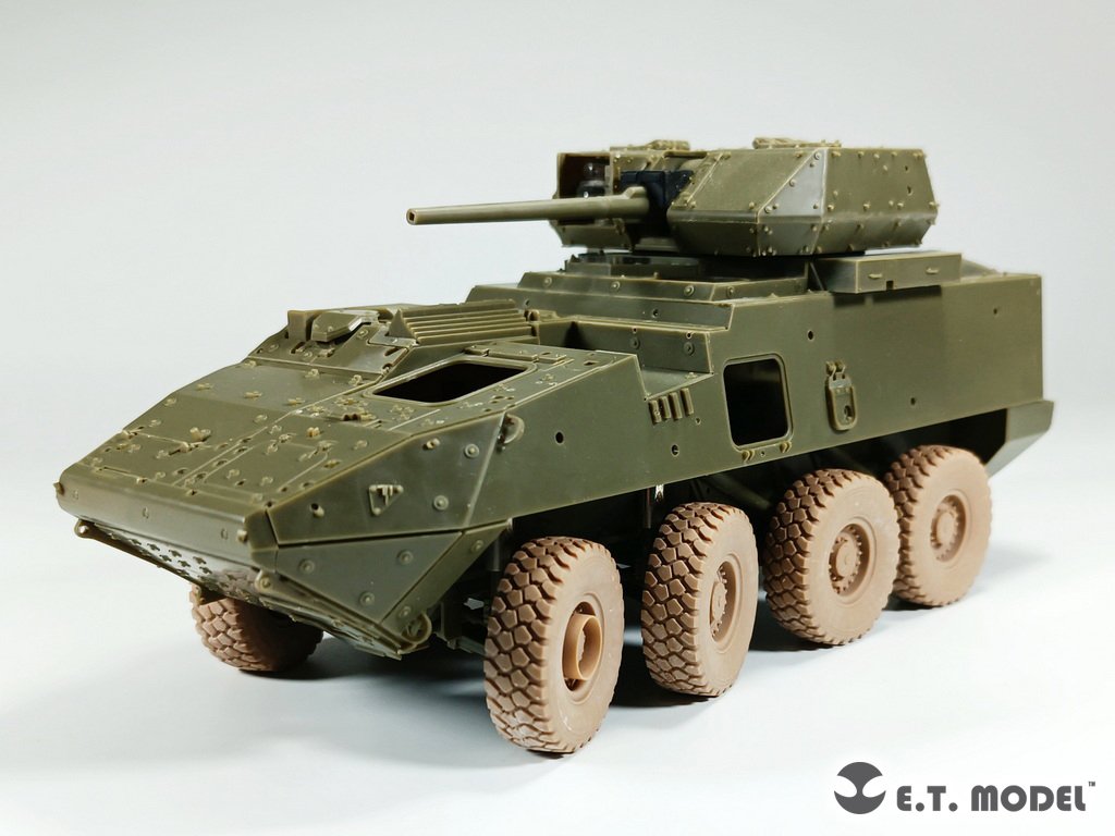 E.T. Model P35-112 US ARMY M1296 &amp;quot;Dragoon&amp;quot; ICV Weighted Road Wheels (3D Printed) For AFV Club Kit 1/35 – immagine 6
