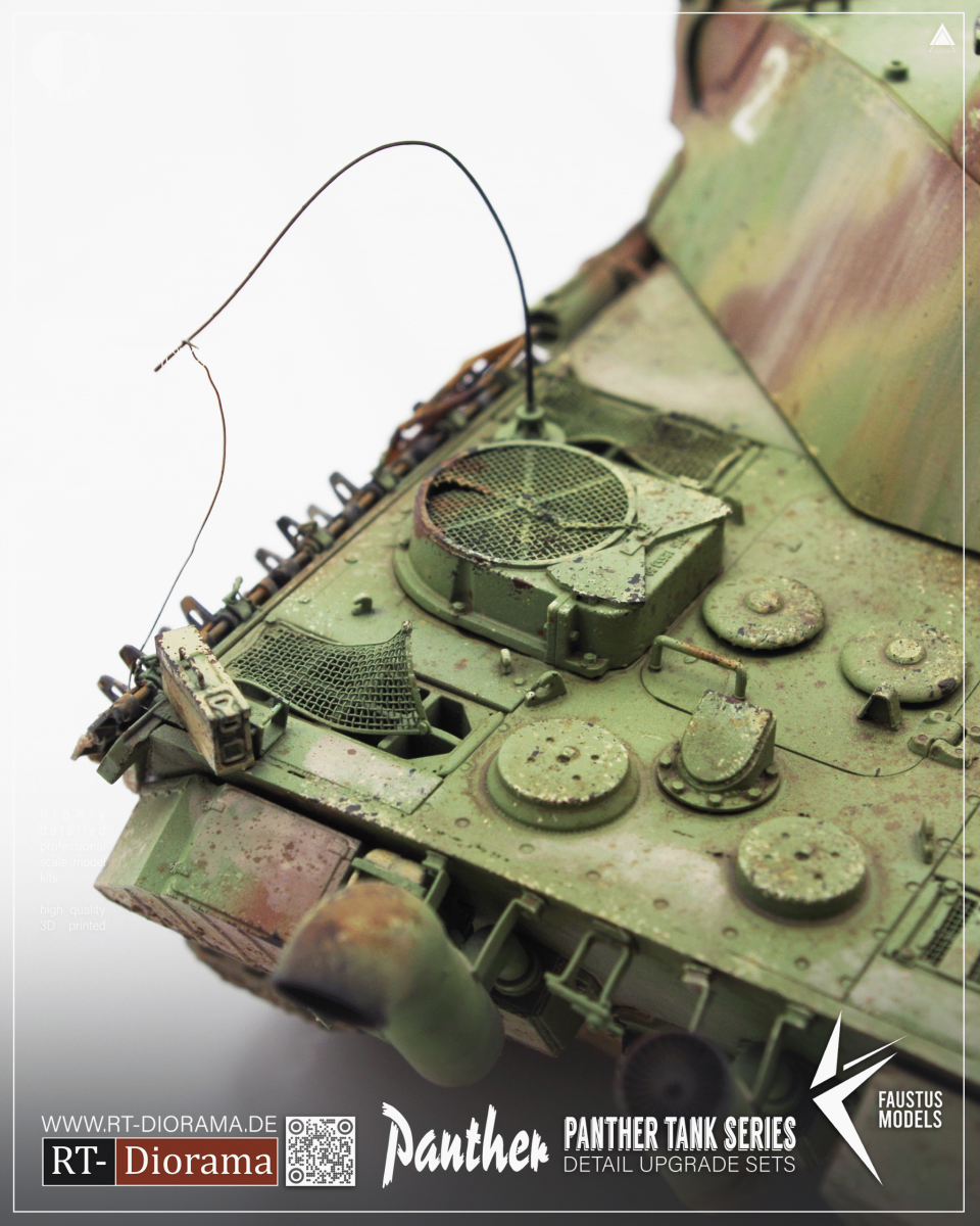 Faustus Models FM35031 Panther G Late Engine Details Type B 1/35