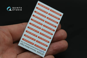 Quinta Studio QP35006 Remove Before Flight standart external streamer 24, 20 Pcs 1/35 – immagine 5